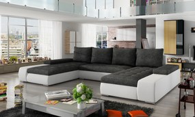 Colțar în formă de U Menarro (gri + alb) (D). 1025382