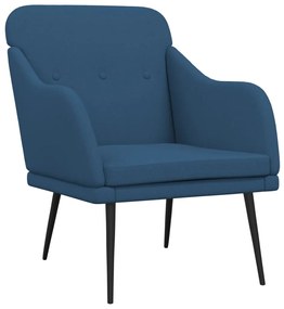 351481 vidaXL Fotoliu, albastru, 63x76x80 cm, textil