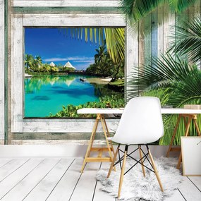 Fototapet - Plajă, mare, nisip (152,5x104 cm)