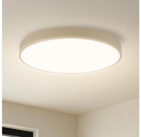 Brilagi - Corp de iluminat LED dimabil POOL, 60 W, 230 V, 3000-6000 K, Ø 50 cm, bej + telecomandă