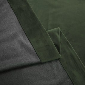 Set draperie din catifea blackout cu inele, Madison, densitate 700 g/ml, Kelp, 2 buc