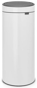 Cos de gunoi Brabantia Touch Bin New 649999, 30 L, Inchidere silentioasa si lina, Alb