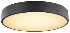 Plafoniera LED dimabila cu telecomanda design modern WISS negru 41744-48S GL