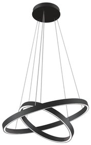 Lustră LED pe cablu Maytoni MOD058PL-L55B3K RIM LED/61W/230V d. 60 cm negru