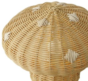 Lampa de masa design decorativ natural din ratan Allie