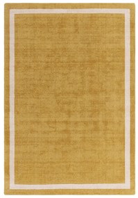 Covor galben ocru handmade din lână 160x230 cm Albi – Asiatic Carpets