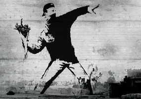 Fototapet - Gangstru cu flori (254x184 cm), în 8 de alte dimensiuni noi