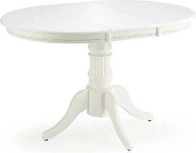 Masa extensibila alb WILLIAM, 90/124x90x75 cm