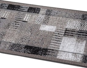 decoDoma Covor runner Patchwork gri 67 x 150 cm