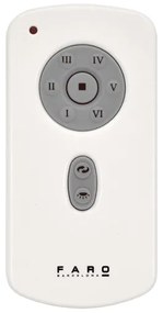 Ventilator LED de tavan FARO 33722 NU LED/18W/230V alb d. 132 cm + telecomandă