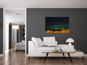 Tablou cu aurora borealis (90x60 cm)