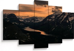 Tablou - Lac între munți (150x105 cm)