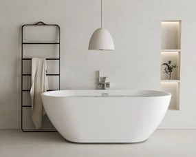 Cada acril freestanding Mia, Alb lucios,170x75x58 cm, 5010