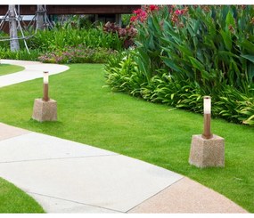 Stalp pentru exterior design modern, IP44 BOSTON