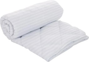 Pilota Alcam Damasc White Line 140x200 cm, umplutura cu bumbac, 300 g/mp