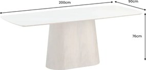 Masa sufragerie, Ceramica Alba, Furnir Nuc, UNIQUE 200cm A-45139 VC