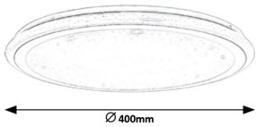 Plafoniera LED RGB cu telecomanda Leonie 40cm