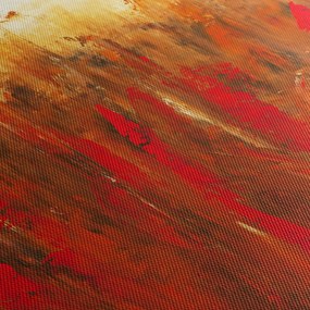 Tablou cu abstracție pictată (70x50 cm)