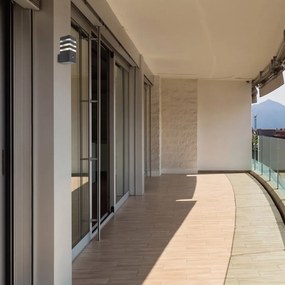 Aplica cu senzor de miscare pentru iluminat exterior design modern IP44 Ankara antracit