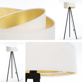 Lampă de podea GALAXY 1xE27/60W/230V alb/wenge