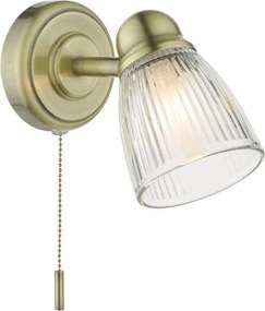 Där Lighting CED0775 - Lampă de perete pentru baie CEDRIC, 1xG9/25W/230V, IP44, din alamă