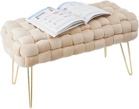 BAC206 - Bancuta 70 cm, divan, bancheta, banca living, dormitor, hol - Crem