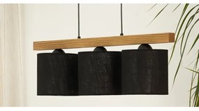 Lustră pe cablu Brilagi FOREST 3xE27/15W/230V pin/negru