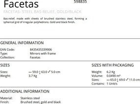 Tablou / Basorelief decoratiune perete Facetas