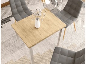 Masa extensibila de dining FLIP 80(160)X80 cm, stejar Cremona Torro/casmir