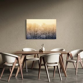 Tablou cu pădure geroasă (90x60 cm)