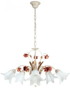 Candelabru elegant design clasic floral 5 brate ROSE