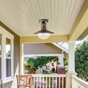 Rabalux 8736 - Plafonieră de exterior OSLO 1xE27/60W IP44