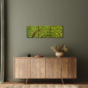 Tablou - Fern (cu ceas) (90x30 cm)