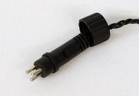 Instalație Crăciun tip ploaie - 180 LED,alb cald+alimentare