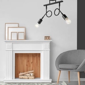 Lustră aplicată HARRY 2xE27/60W/230V