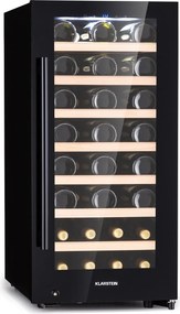 Klarstein Barossa 38 Uno, frigider pentru vin, 1 zonă, 94 litri/38 sticle, ecran tactil