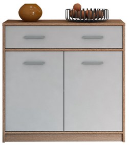 Comodă Terrell (Stejar sonoma + alb). 1053285
