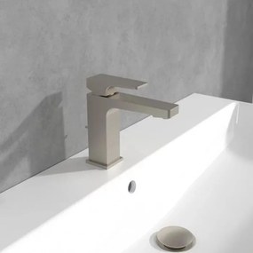 Baterie lavoar Villeroy&Boch Architectura Square nichel periat cu ventil Pop-Up