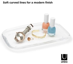 Organizator de baie din plastic Droplet – Umbra