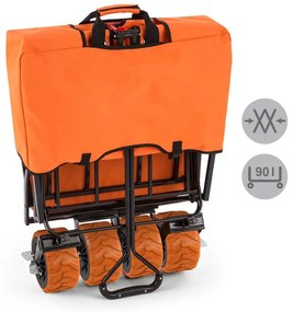 THE Orange SUPREME, cărucior de mână, pliabil, 68 kg,acoperiș de soare