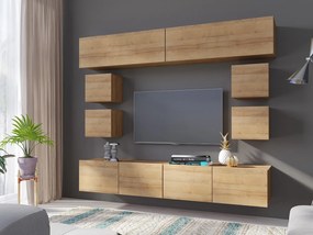 Mobilier living Calabria C16 (Stejar auriu) (fără iluminat). 1051661