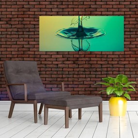 Tablou - picătura de apă (120x50 cm)