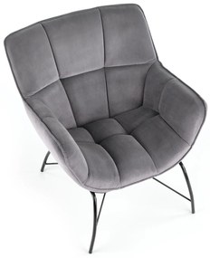 Fotoliu Betali (gri + negru). 1028142