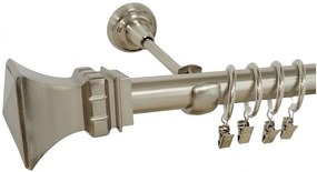 Galerie simpla VERONA /25 - INOX (Alege marime: 240 cm)