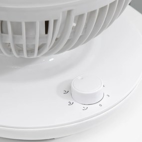 HOMCOM Ventilator cu Oscilare 70° și Înclinare 90°, 3 Viteze, Flux Aer Puternic, Design Modern | Aosom Romania