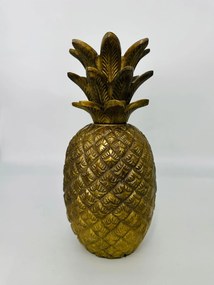 Statueta decorativa Ananas, gold