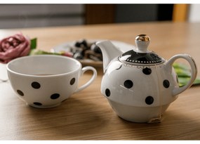 TEMPO-KONDELA DOTS AFTERNOON TEA, ceainic cu cană, porţelan
