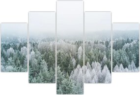 Tablou - Crestele munțillor înzăpezite (150x105 cm)