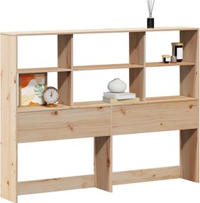 vidaXL Tăblie de pat cu depozitare, 160 cm, lemn masiv de pin