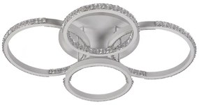 Lustră LED dimabilă aplicată LED/80W/230V 3000-6500K + telecomandă